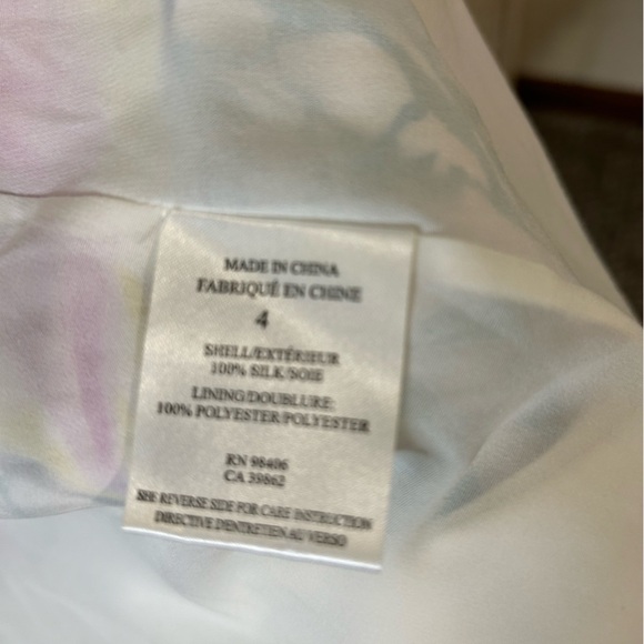 Theory Walda Caribbean Shirt Dress, size 4.  Small pull in fabric (see photos). - Picture 12 of 12